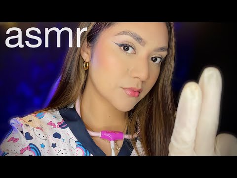 TEST DE NERVIOS CRANÉALES + CHEQUEO MÉDICO 🧑‍⚕️ ASMR en español