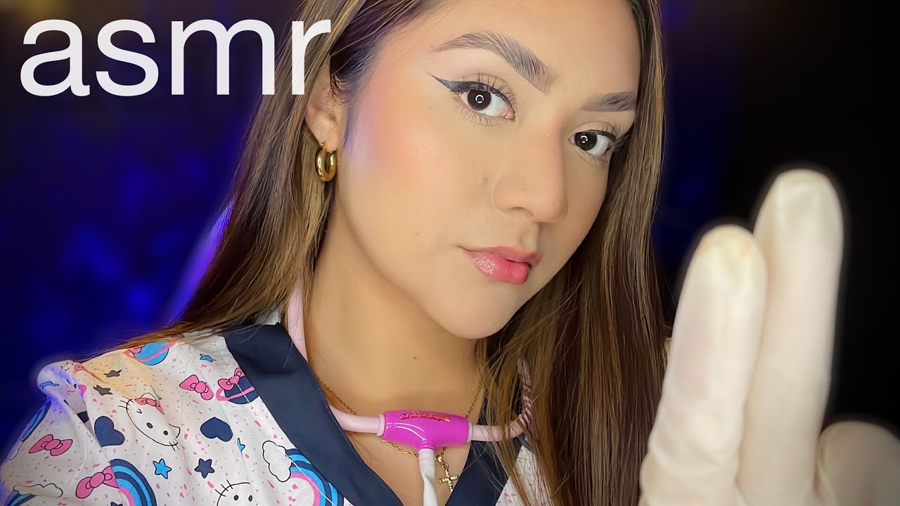 TEST DE NERVIOS CRANÉALES + CHEQUEO MÉDICO 🧑‍⚕️ ASMR en español