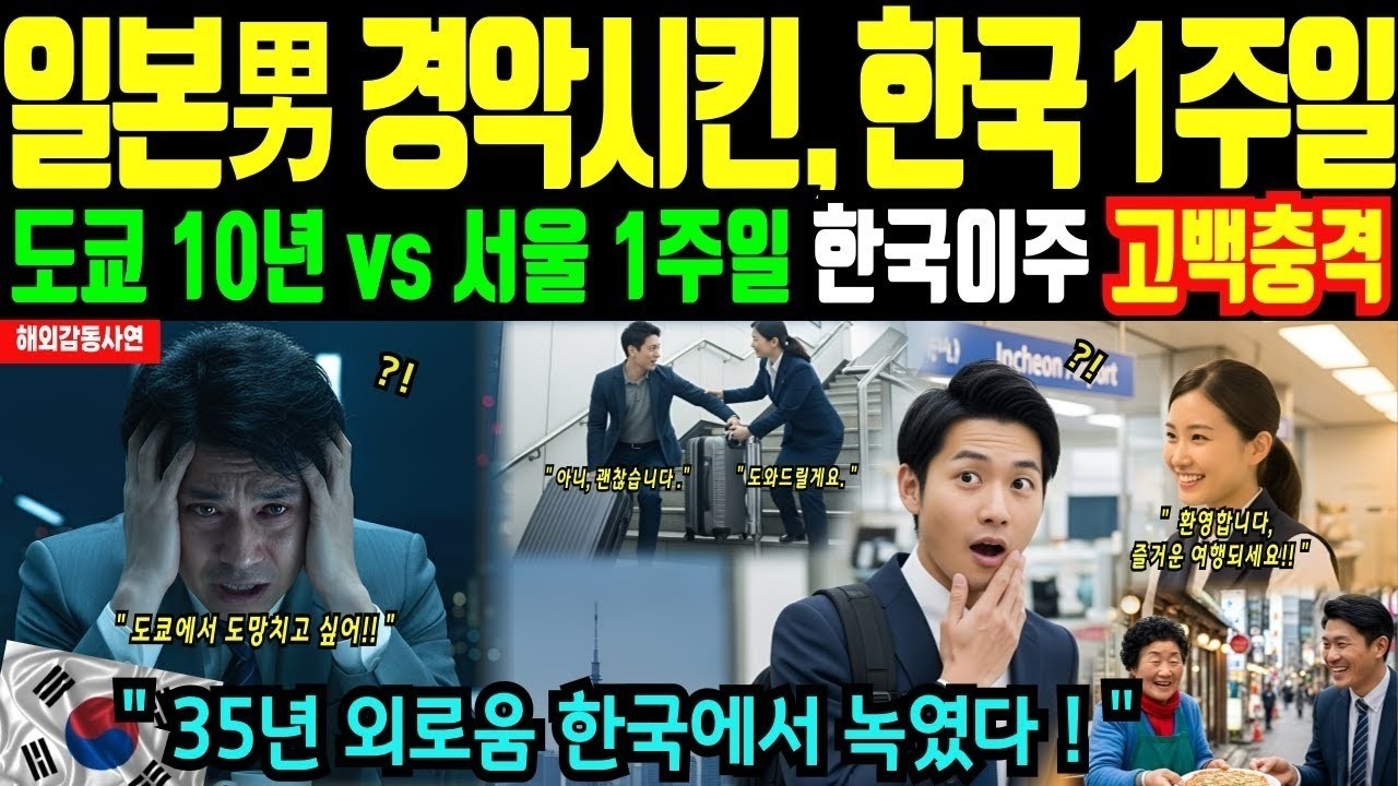 해외감동사연 일본인이 깨달은 한국이 지진보다 뜨거운 충격 진실 폭로! 이건 믿을 수 없다