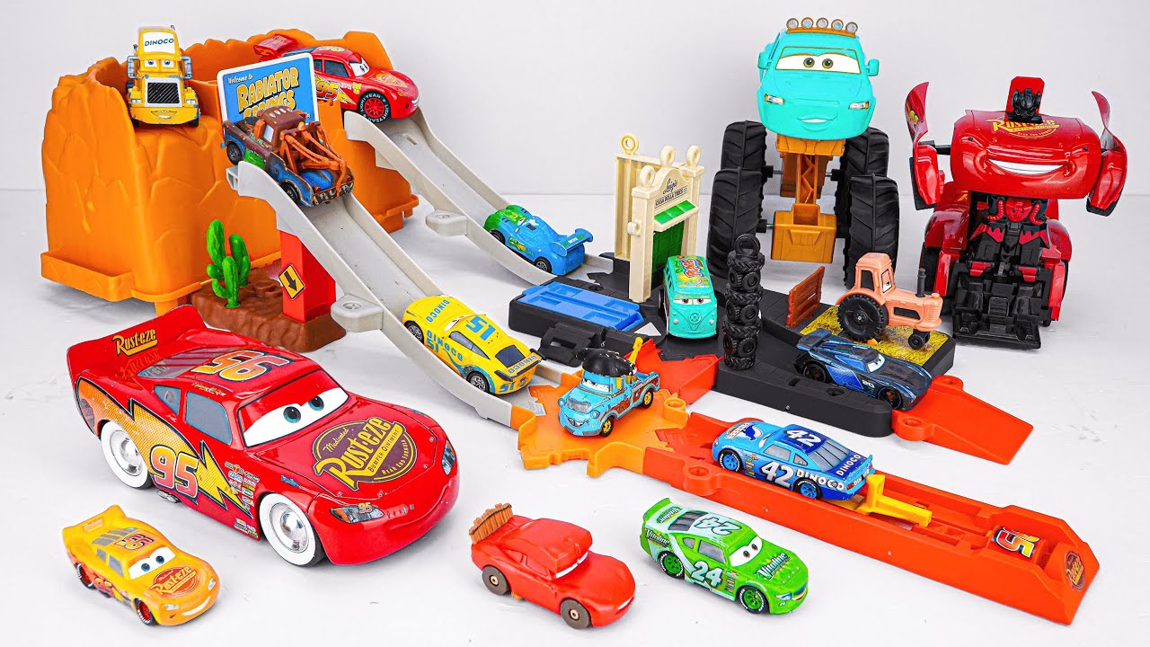 Lightning McQueen Super Unboxing 🚗💨 | Disney Pixar Cars Radiator Springs Mountain Race #mcqueen