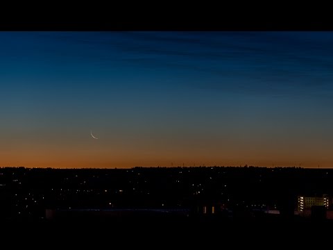 Venus, Mercury and the Moon rising