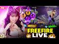 🔴FREE FIRE LIVE WITH RIYA AND 1 VS 4 GUILD TEST😎 #classyff #fflive #freefire #girlgamer
