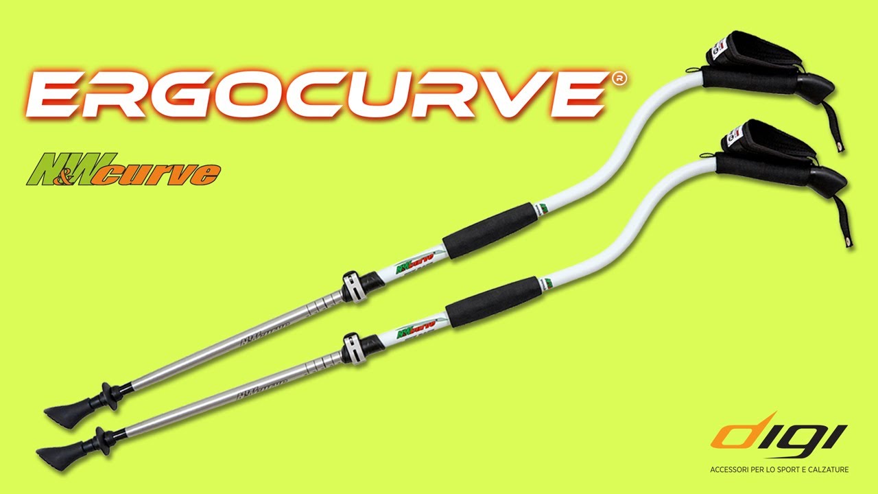 ERGOCURVE - Bastoncini ergonomici SKY RACE by N&W Curve