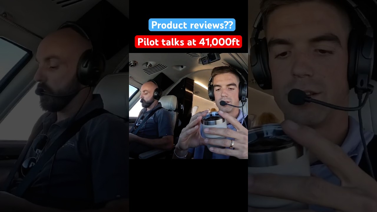 What do pilots talk about at 41,000ft?? Product reviews. 
