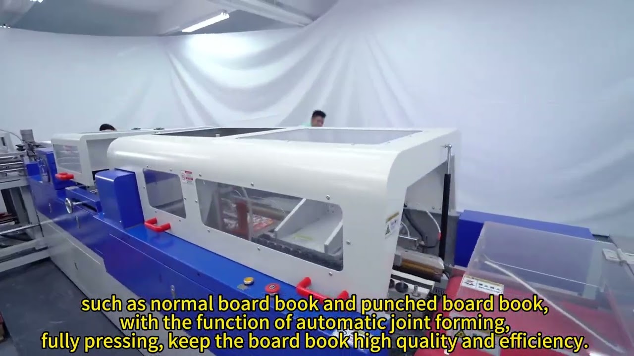 HX450C Board Book Cover Casing In Machine