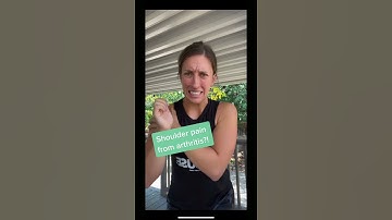 2 EASY ways for shoulder arthritis pain relief!