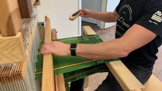 Weaving on the AVL V-Series Loom