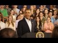 President Obama Town Hall Preprogram Ceremony at Binghamton University