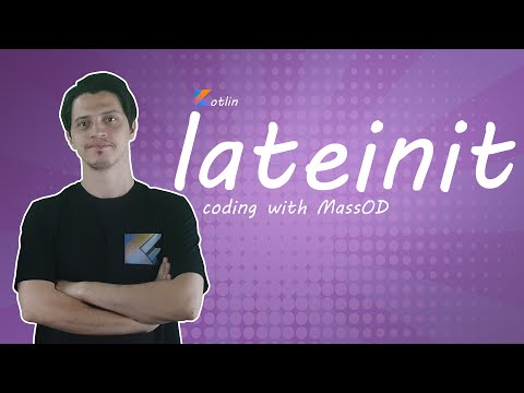 Kotlin lateinit modifier