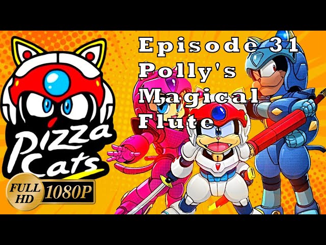 HD] Samurai Pizza Cats - Ep. 31: Polly's Magical Flute [1080p