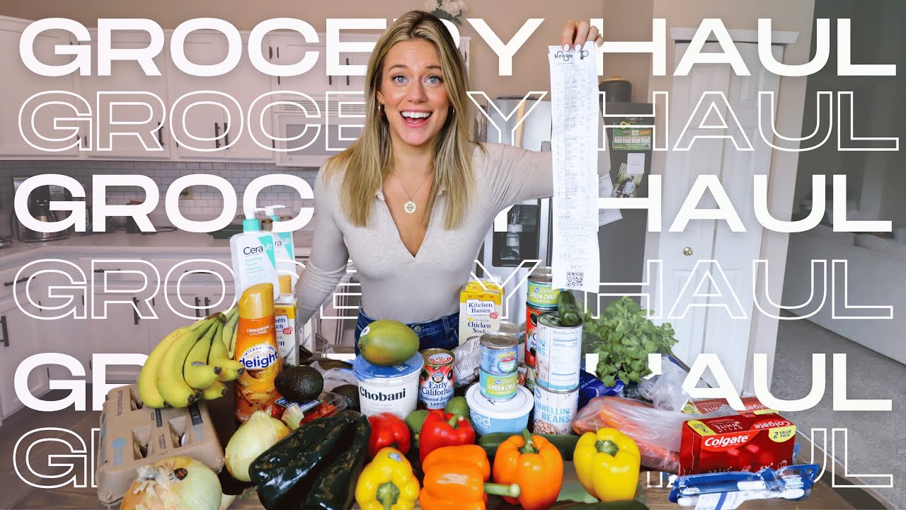Dietitian's 150 Kroger Grocery Haul! Shopping for Healthy Food at