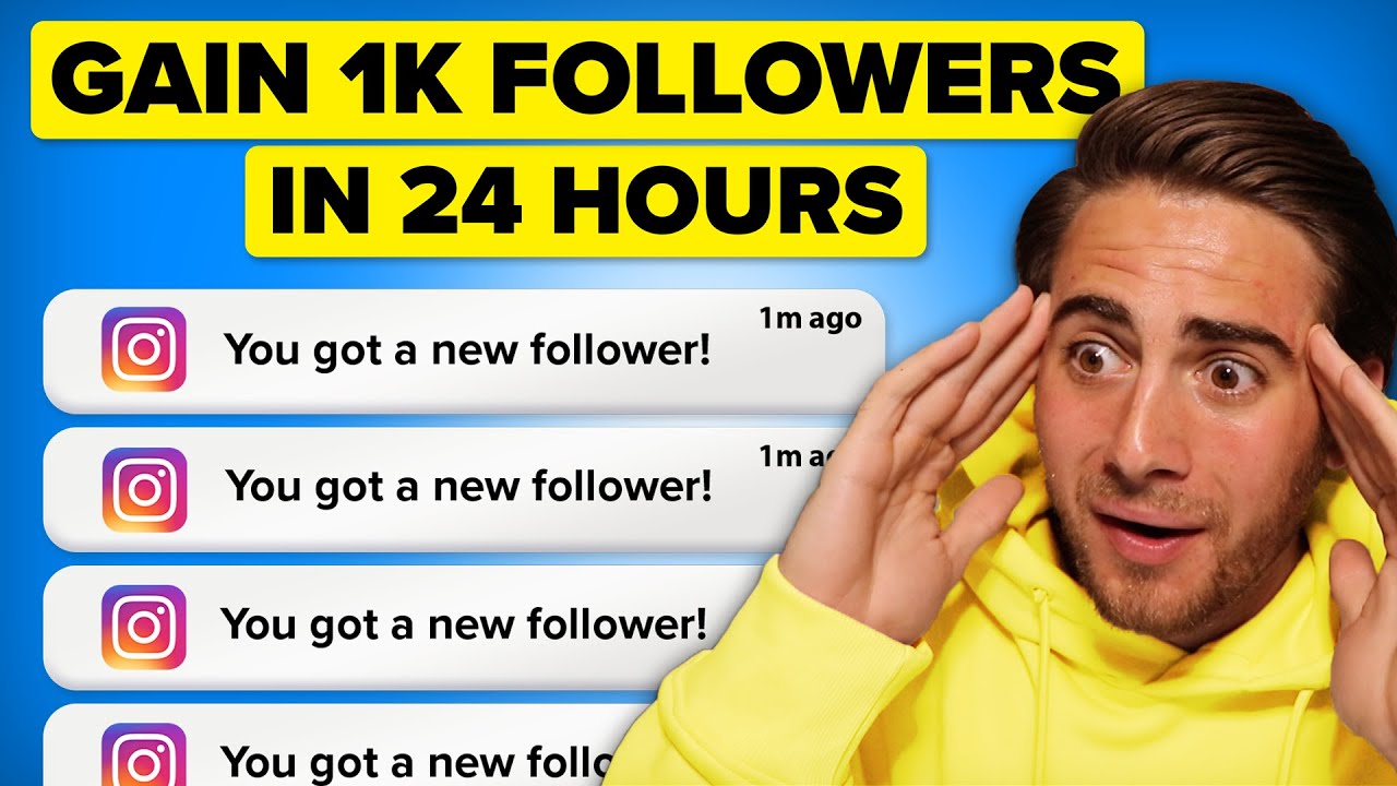 How To Get 1000 REAL Followers on Instagram in 24 hours FOR FREE (new ...