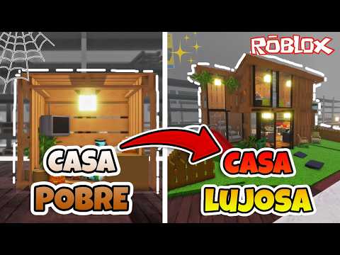 TRANSFORMÉ una CASA POBRE EN CASA LUJOSA 🤑 en SCP-3008 Roblox