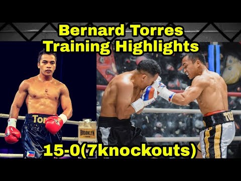 Pinoy Undefeated Boxer BERNARD TORRES Training Highlights 2022