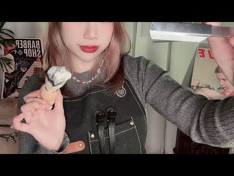 ASMR💈 수면을 유도하는 바버샵 롤플레이ㅣ사각사각 면도와 몽글몽글한 거품