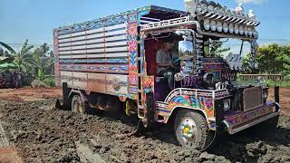 ทางหนึดๆดิ้นสุดมันส์ งานบุญบ้านสระมะค่า Dump Truck Tractor