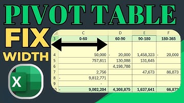 How to Fix Column Width in Excel Pivot Tables (Stop Auto-Resizing!)| Enhance Ur Skills