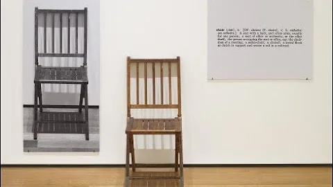 Joseph Kosuth: One and Three Chairs