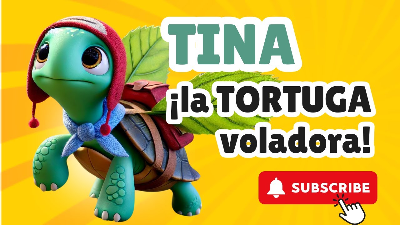 ✨Cuento de Tina, ¡la tortuga voladora! 🚀🐢 ✨, image size:1280x720