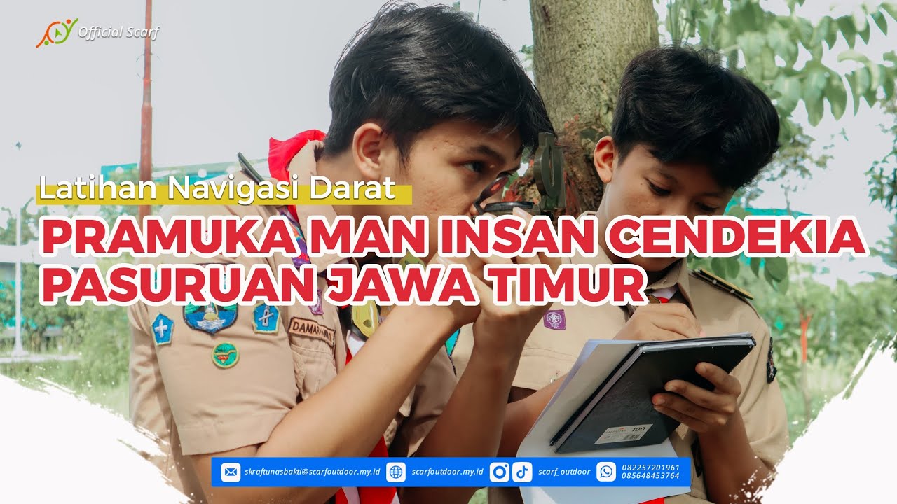 Pengenalan NAVIGASI DARAT, Pramuka MAN IC Pasuruan Jawa Timur || TERLATIH, TERLATIH, TERAMPIL