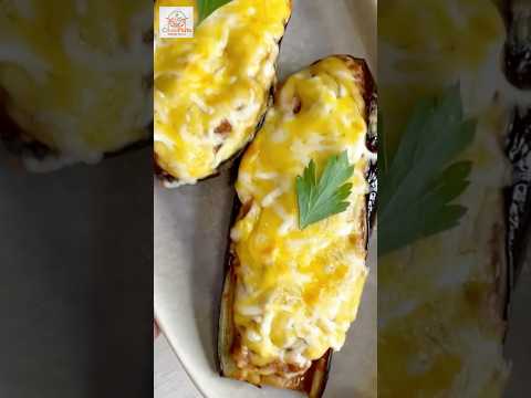 BERENJENAS🍆 RELLENAS en FREIDORA DE AIRE🔁😋👩‍🍳, receta riquísima y muy sencilla🥰