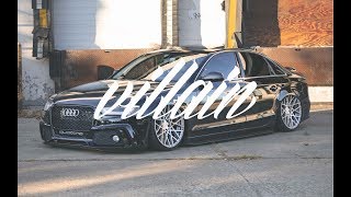 Bagged Audi A4 Slammed - Villain Crew 