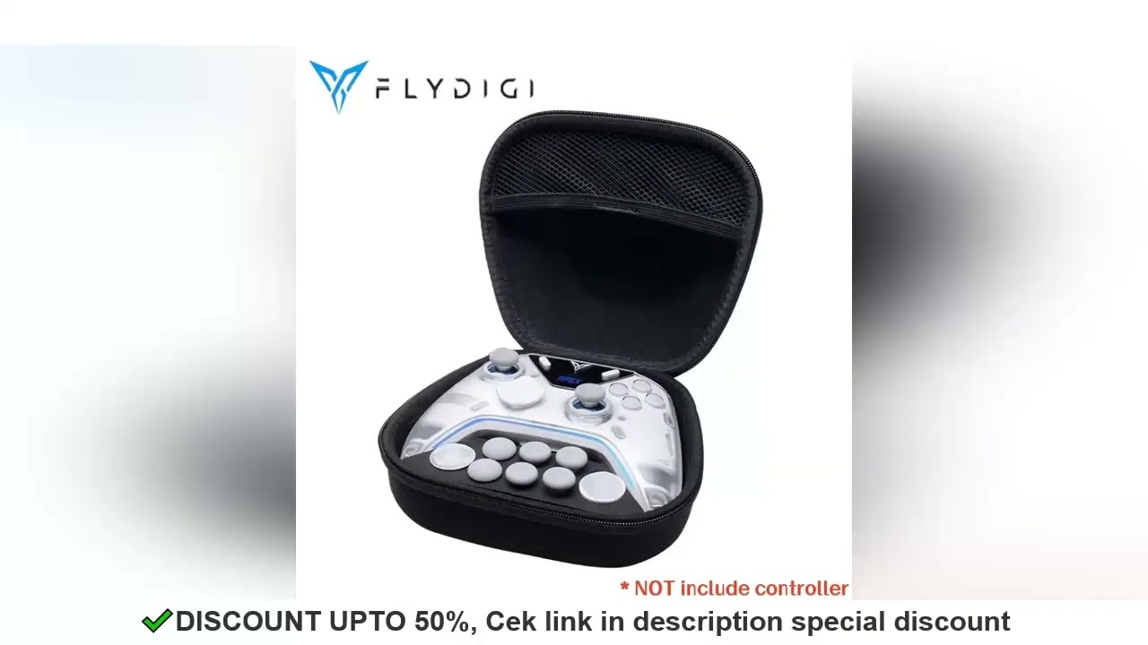 Flydigi Apex 5 Accessories Kit for Gamepad Controller: Replacement Sticks, Phone Holder, Buttons, St