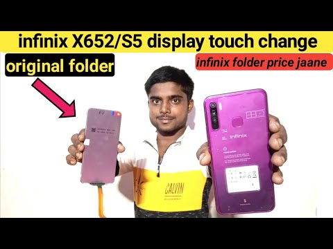 infinix X652 display touch change karna sikhe | infinix S5 display ...