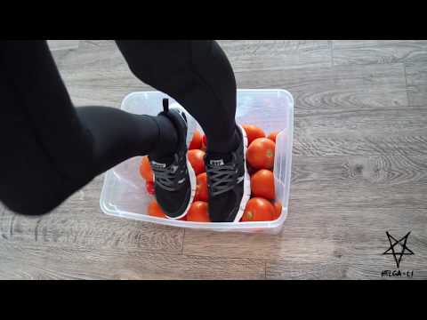 Crushing Tomatoes with Nike and Barefoot Helga Li