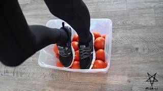 Crushing Tomatoes with Nike and Barefoot Helga Li