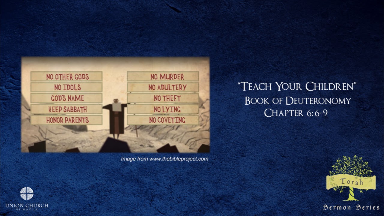 Deuteronomy 6 6 9 Teach Your Children From The Torah Sermon Series deuteronomy-6-6-9-teach-your-children-from-the-torah-sermon-series