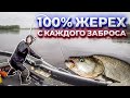 ОФИГЕТЬ! ЖЕРЕХ на спиннинг летом С КАЖДОГО ЗАБРОСА 100%