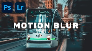 How to Create a MOTION BLUR EFFECT / Photoshop & Lightroom Tutorial