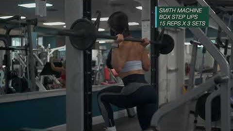Smith Machine Box Step Ups
