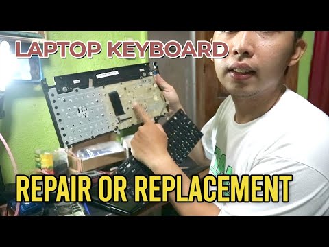 How to repair/replace laptop keyboard | Filipino Tutorial