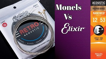 String Tone Comparison: Martin Monels VS Elixir PB