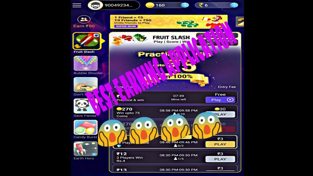 New earning application