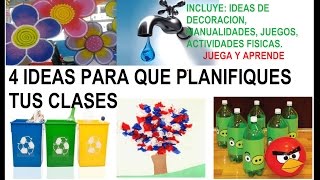 DIA DEL MEDIO AMBIENTE 4 IDEAS PARA QUE PLANIFIQUES