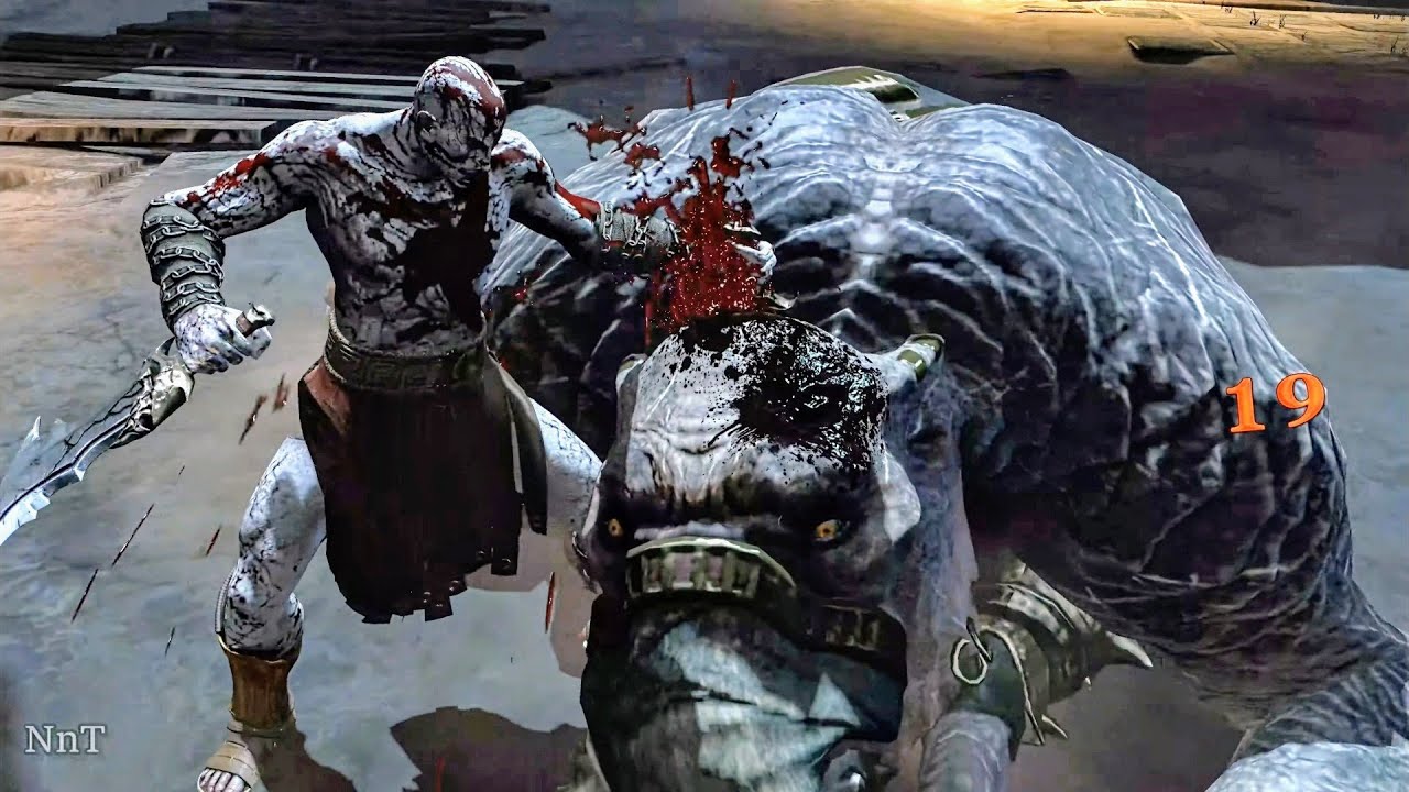 GOD OF WAR ASCENSION - Kratos Vs Elephantaur (4K Settings On RPCS3)