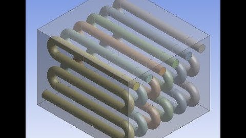 CFD analysis of a heat exchanger having multiple spiral type pipes  (Part-1)
