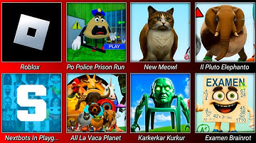 New Update Roblox Po Police Prison Run,Nextbots In Playground Mod! New All La Vaca Planet Brainrot..