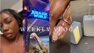 WEEKLY VLOG | TRYING NEW RESTAURANTS, ATL JURASSIC WORLD EXHIBITION, DISNEY PREP & MORE