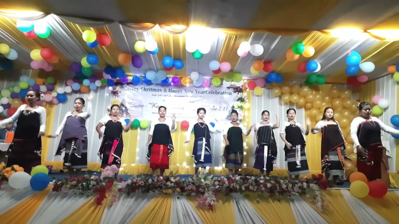 || Karbi gospel song || Malong ari .. ari || Mt. sinai Baptist church || Women Group dance .||