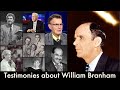 Preachers Testimonials about William Branham