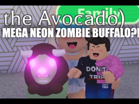 Making The First Ever Mega Neon Zombie Buffalo In Adopt Me Youtube - videos matching making a neon buffaloroblox adopt me