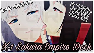 $40 Sakura Empire Competitive Weiss Deck ( Azur Lane Weiss Schwarz Deck )