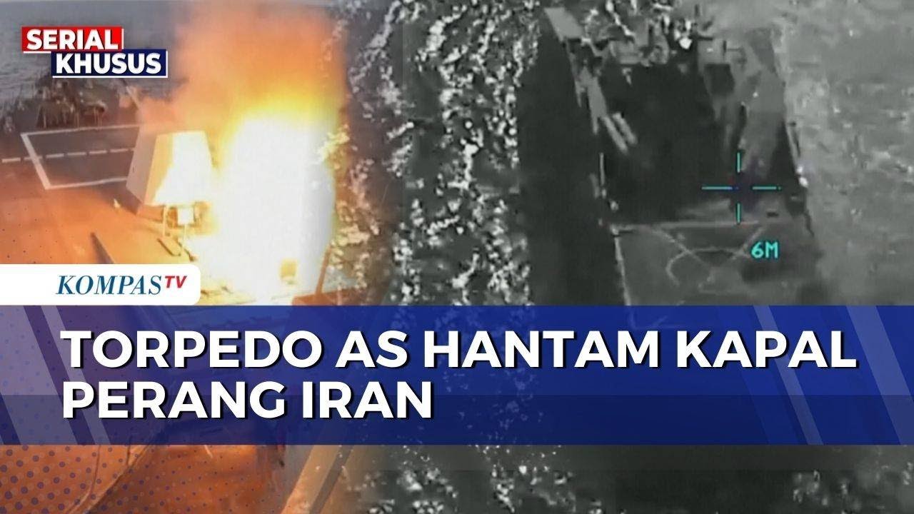 Torpedo AS Bombardir Kapal Perang Iran di Samudra Hindia, 87 Orang Tewas | KOMPAS SAHUR