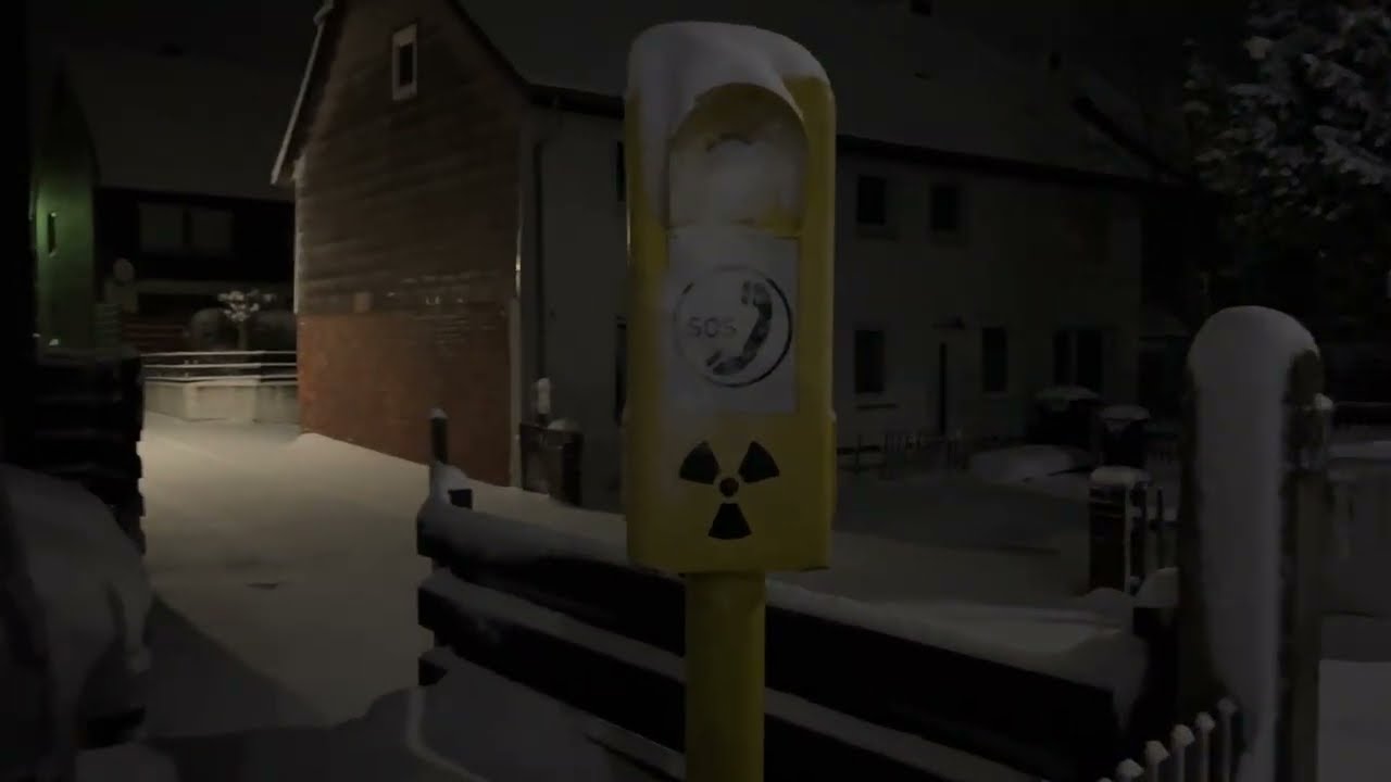 Wintereinbruch in Norddeutschland ASMR Nachtspaziergang mit Lil Green 369