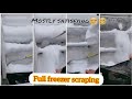 #Asmr full freezer scraping😍😋//Mostly satisfying....// Must watch video