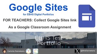 Google Sites Mini Tutorial-14.1 Collect Site link In Google Classroom
